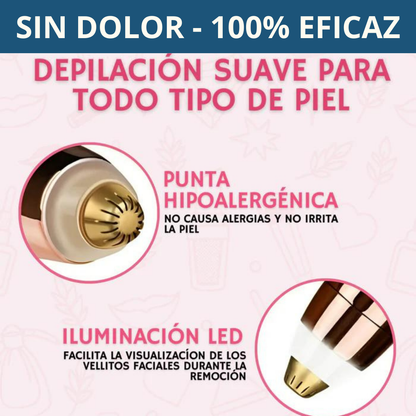 DEPILADOR DE CEJAS RECARGABLE